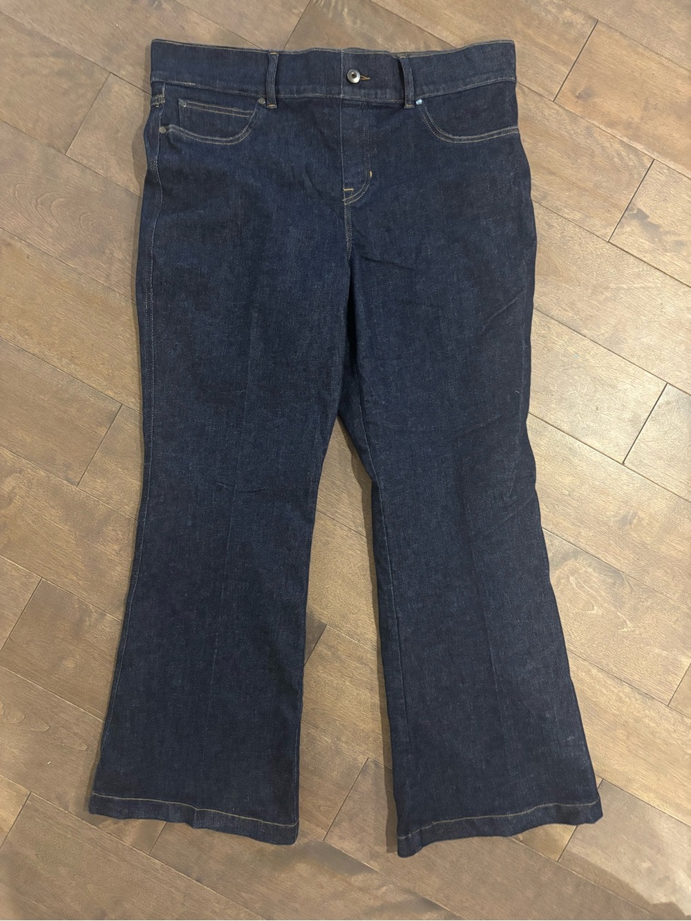 SPANX Dark Blue Flare Jeans